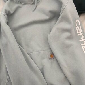 Carhartt Men's Hooded Sweatshirt - Light blue